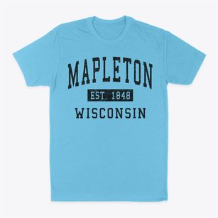 Mapleton Wisconsin Classic Established Classic Dad T-Shirt