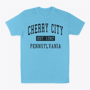Cherry City Pennsylvania Classic Established Classic Dad T-Shirt
