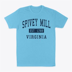 Spivey Mill Virginia Classic Established Classic Dad T-Shirt