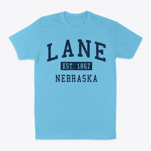 Lane Nebraska Classic Established Classic Dad T-Shirt
