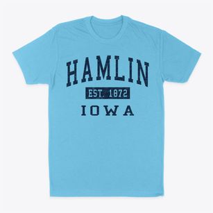 Hamlin Iowa Classic Established Classic Dad T-Shirt