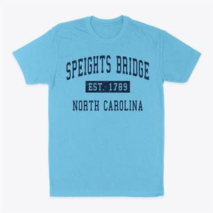 Speights Bridge North Carolina Classic Established Classic Dad T-Shirt