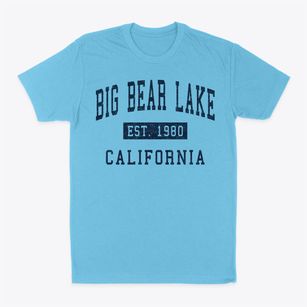 Big Bear Lake California Classic Established Classic Dad T-Shirt