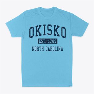 Okisko North Carolina Classic Established Classic Dad T-Shirt