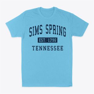 Sims Spring Tennessee Classic Established Classic Dad T-Shirt