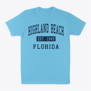 Highland Beach Florida Classic Established Classic Dad T-Shirt