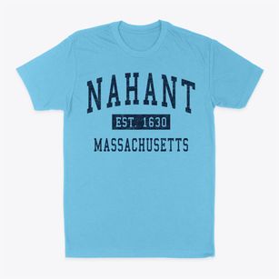 Nahant Massachusetts Classic Established Classic Dad T-Shirt
