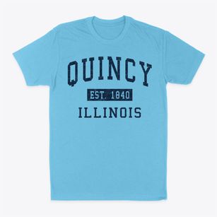 Quincy Illinois Classic Established Classic Dad T-Shirt