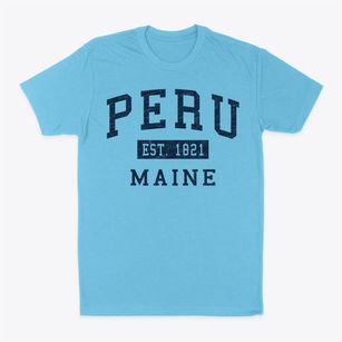 Peru Maine Classic Established Classic Dad T-Shirt