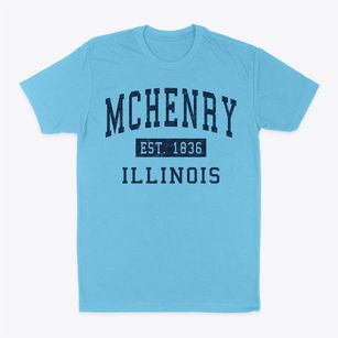 Mchenry Illinois Classic Established Classic Dad T-Shirt