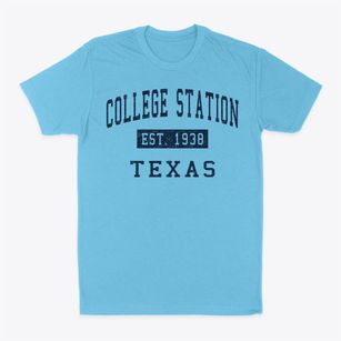 College Station Texas Classic Established Classic Dad T-Shirt