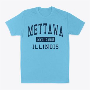 Mettawa Illinois Classic Established Classic Dad T-Shirt