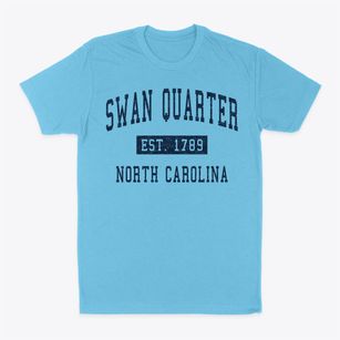 Swan Quarter North Carolina Classic Established Classic Dad T-Shirt