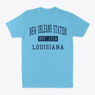 New Orleans Station Louisiana Classic Established Classic Dad T-Shirt