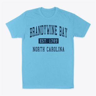 Brandywine Bay North Carolina Classic Established Classic Dad T-Shirt