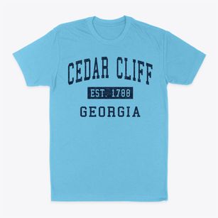 Cedar Cliff Georgia Classic Established Classic Dad T-Shirt