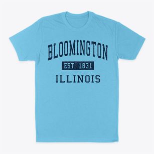 Bloomington Illinois Classic Established Classic Dad T-Shirt