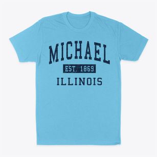 Michael Illinois Classic Established Classic Dad T-Shirt
