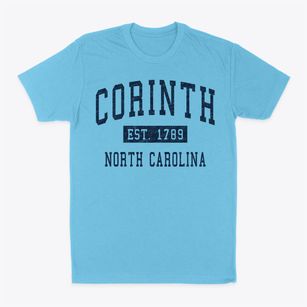 Corinth North Carolina Classic Established Classic Dad T-Shirt