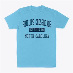 Phillips Crossroads North Carolina Classic Established Classic Dad T-Shirt