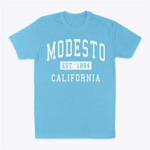 Modesto California Classic Established Classic Dad T-Shirt