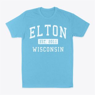 Elton Wisconsin Classic Established Classic Dad T-Shirt