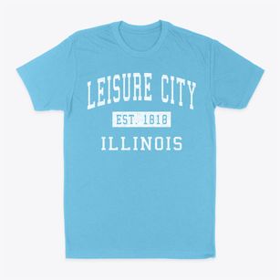Leisure City Illinois Classic Established Classic Dad T-Shirt