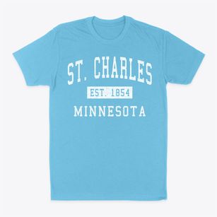 St. Charles Minnesota Classic Established Classic Dad T-Shirt