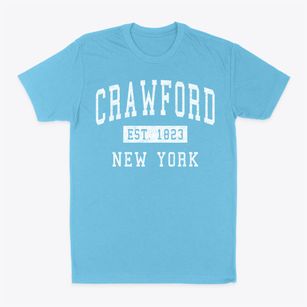 Crawford New York Classic Established Classic Dad T-Shirt