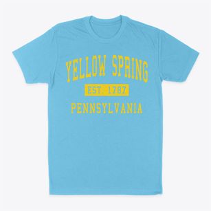 Yellow Spring Pennsylvania Classic Established Classic Dad T-Shirt