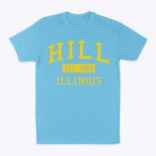 Hill Illinois Classic Established Classic Dad T-Shirt