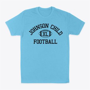 Johnson Child Parent Center Classic Football Classic Dad T-Shirt