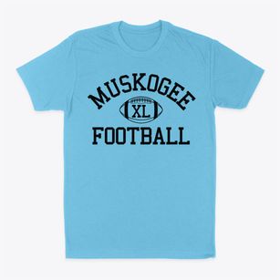 Muskogee 7th & 8th Grade Center Classic Football Classic Dad T-Shirt