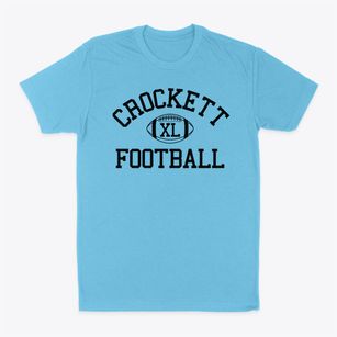 Crockett Junior High School Classic Football Classic Dad T-Shirt