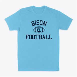 Bison School Classic Football Classic Dad T-Shirt