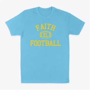Faith Homeschool Classic Football Classic Dad T-Shirt