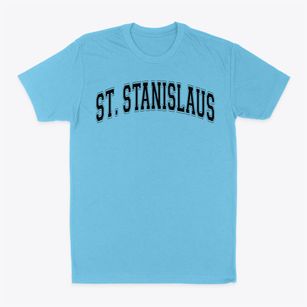 St Stanislaus Parish Varsity Arch Classic Dad T-Shirt