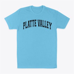 Platte Valley Elementary School Varsity Arch Classic Dad T-Shirt