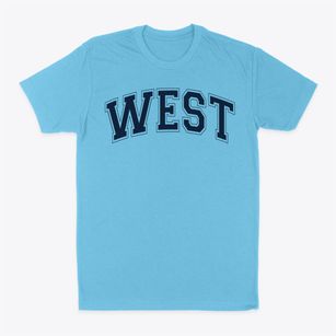 West School Varsity Arch Classic Dad T-Shirt