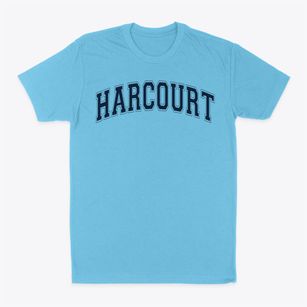 Harcourt Elementary School Varsity Arch Classic Dad T-Shirt