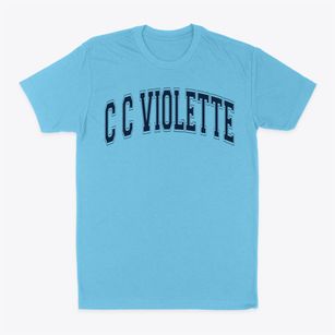 C C Violette Elementary School Varsity Arch Classic Dad T-Shirt