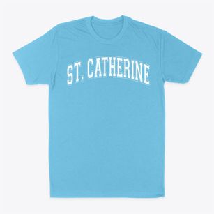 St Catherine Of Sienna Parish Varsity Arch Classic Dad T-Shirt
