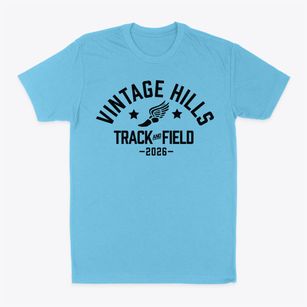 Vintage Hills Elementary School Track and Field Classic Dad T-Shirt