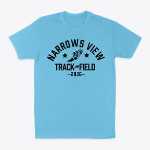Narrows View Intermediate School Track and Field Classic Dad T-Shirt