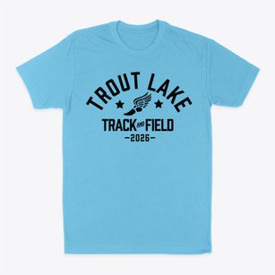 Trout Lake School Track and Field Classic Dad T-Shirt