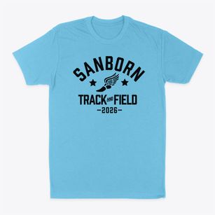 Sanborn Elementary School Track and Field Classic Dad T-Shirt