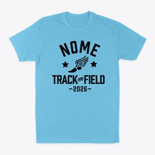 Nome Elementary School Track and Field Classic Dad T-Shirt