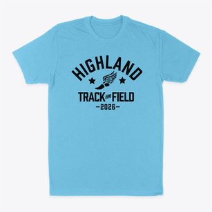 Highland High School Track and Field Classic Dad T-Shirt