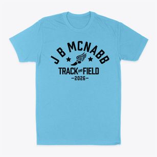 J B Mcnabb Middle School Track and Field Classic Dad T-Shirt