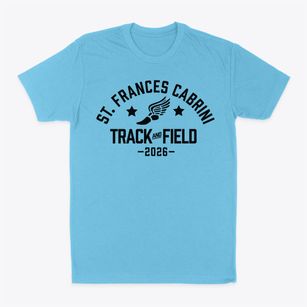 Saint Frances Cabrini School Track and Field Classic Dad T-Shirt